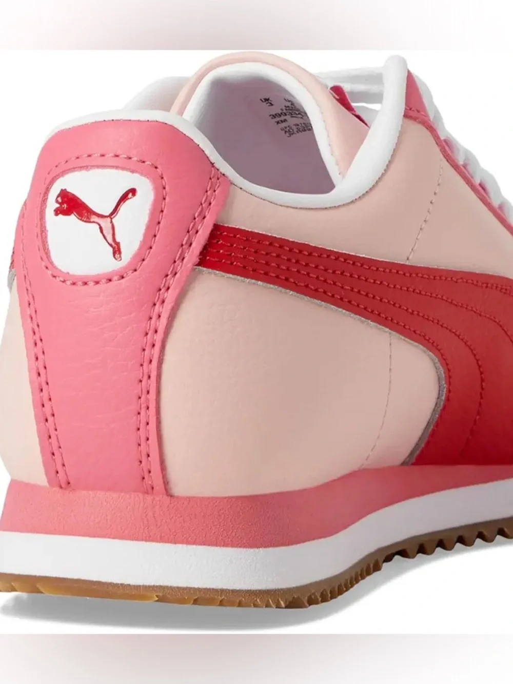 Puma Roma 24 Leather Pink Retro Sneakers NWT